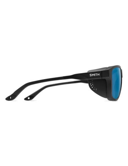 Ochelari soare smith optics embark matte black chromaPop glass polarized blue mirror