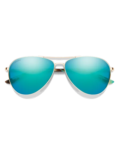 Ochelari soare smith optics langley 2 Gold | ChromaPop Polarized Opal Mirror