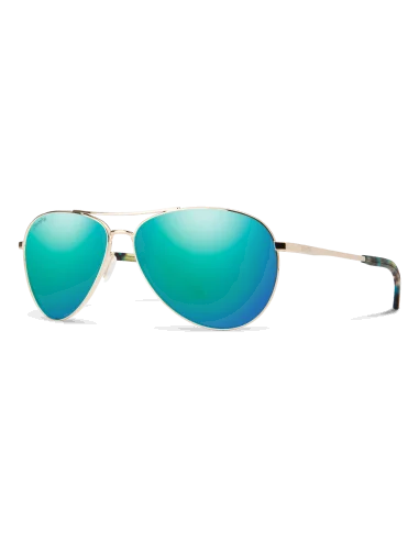Ochelari soare smith optics langley 2 Gold | ChromaPop Polarized Opal Mirror