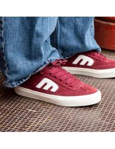 Papuci Etnies locut vulc red/white 2