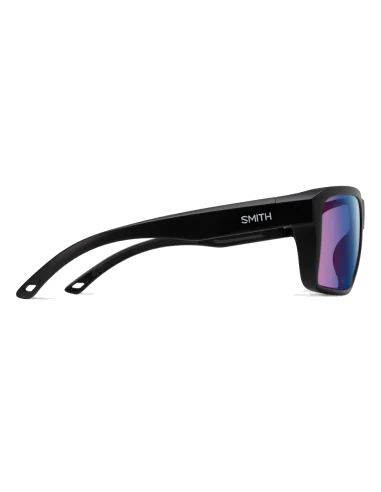 Ochelari soare smith optics backcast matte black | chromaPop glass polarchromic rose blue mirror