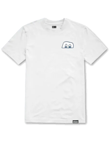 Tricou etnies fos tee white navy