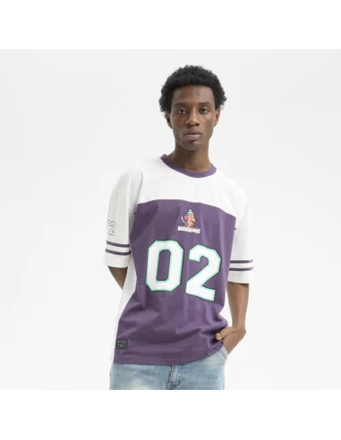 Tricou hydroponic hockey white dark purple