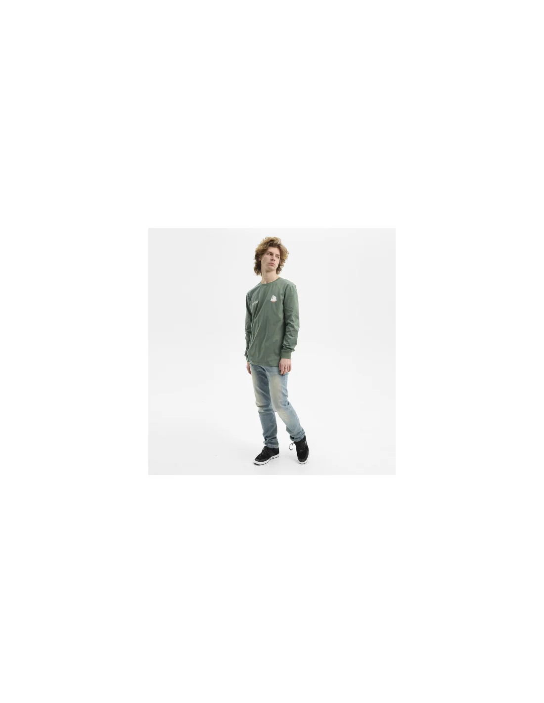 Bluza hydroponic ski lift forest green