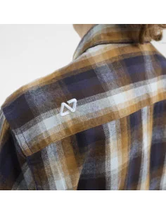 Camasa hydroponic core blue brown check 2