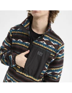 Jacheta/Fleece hydroponic rumble teal navajo 2