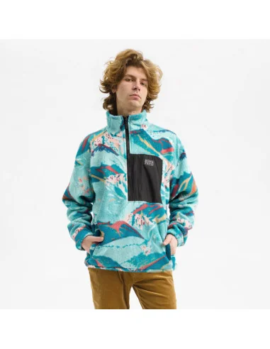 Jacheta/Fleece hydroponic lagoon turquise