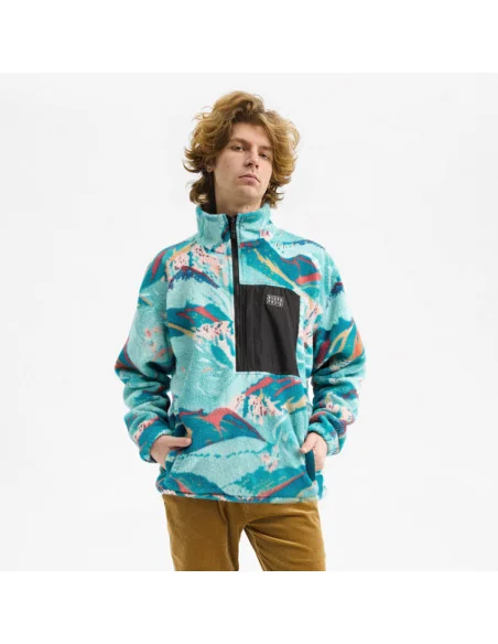 Jacheta/Fleece hydroponic lagoon turquise