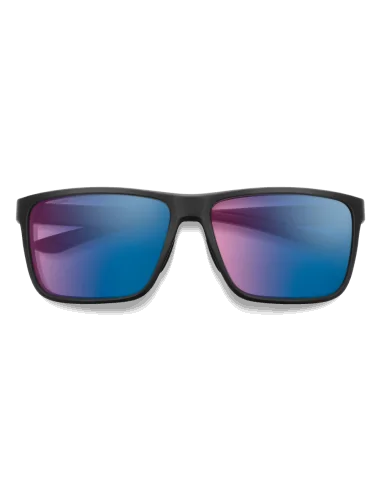 Ochelari soare Smith Optics Riptide matte black CP Glass polarchromic Rose Blue Mirror