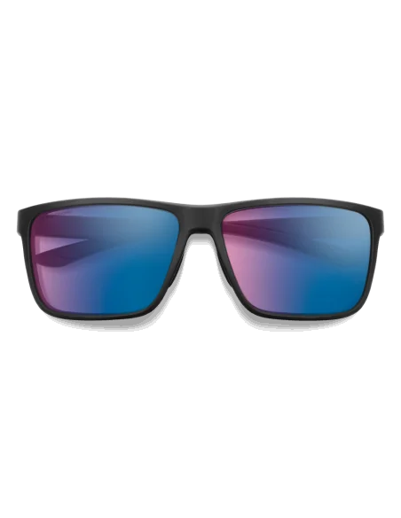 Ochelari soare Smith Optics Riptide matte black CP Glass polarchromic Rose Blue Mirror