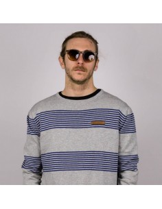 HYDROPONIC BUTLER KN Heather Grey / Navy